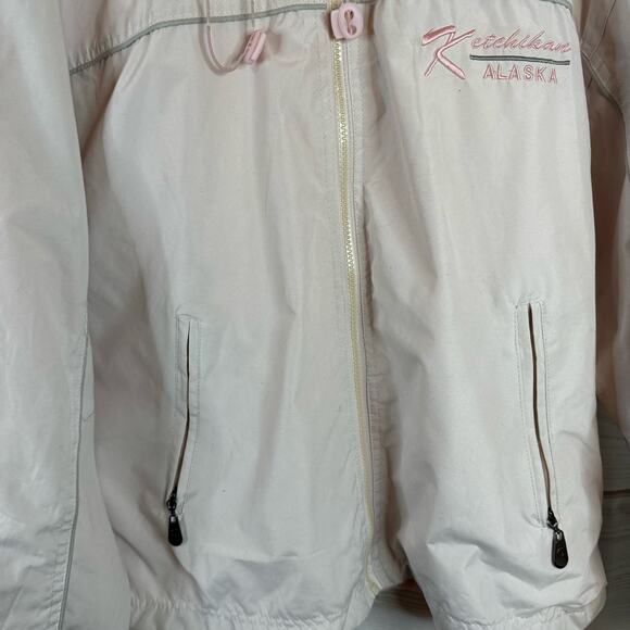 Pink Ketchikan Alaska Fleece Lining Hooded Jacket Size XS - Picture 3 of 6